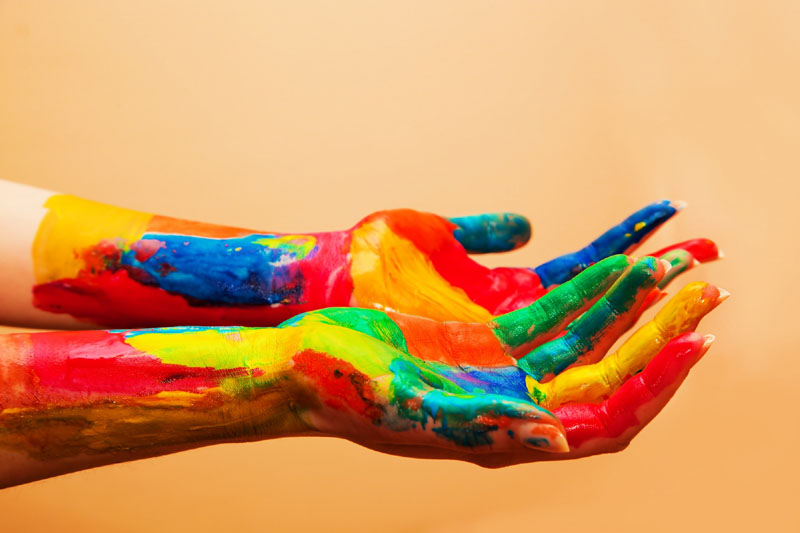Colour therapy healing