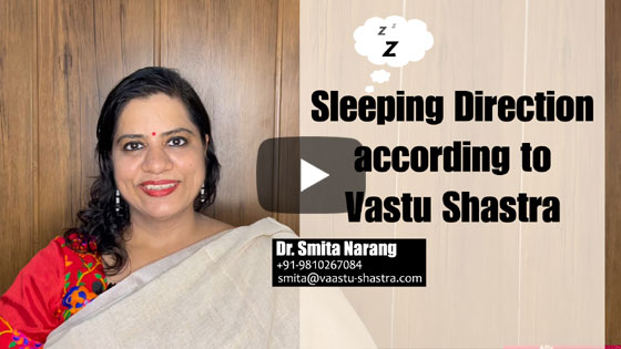 Sleeping directions according to Vastu Shastra